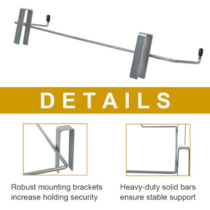 witbee 2Pcs Bee Hive Frame Holder, Stainless Steel Frame Grip Tool Beehive Frame Perch for Honey Harvesting and Inspection Beekeeping - size: 2pcs