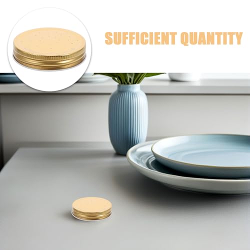 12pcs Bee Feeder Lids for Beehive Entrance Watering Station, Beekeeping Supply Tool with Hive Top Covers for Bee Water Feeders