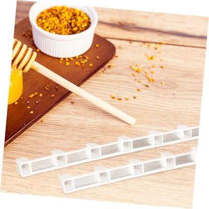 Gatuida 10pcs Plastic Beehive Frame Ends Spacers Bee Raising Tools Beekeeping Equipment Hive Management Accessories for Beehive Spacing and Protection