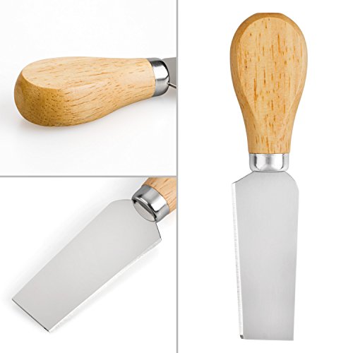 Cheese Knives Set - Cheese Knife, Cheese Spreader, Cheese Fork, Cheese Slicer, Cheese Cutter, Butter Knife – 6PCS Mini Stainless Steel Cheese Knives - Cheese Knife Set for Charcuterie Board - color: Option3