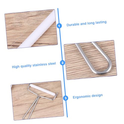 Cabilock 6 Pcs Butter Scraper Steel Cheese Scraper Wire Cheese Cutter Butter Churner Cream Knife Wire Cutters Food Scraper Cheese Slicer Wire Cheese Wire Cheese It Bread Making Tool Silver - color: Silverx3pcs, size: 14.5X10.5 CMx3pcs
