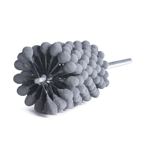 Garhgi 2" (50.8mm) Cylinder Honing Tool, 500 Grit Flexible Resilient Balls | Silicon Carbide for Smoothing Polishing Automotive Motorcycle Engine Cylinder Brake Rotor Shaft Piston Ring on Softer Metals - size: 2.000"(50.8mm), style: 500 Grit