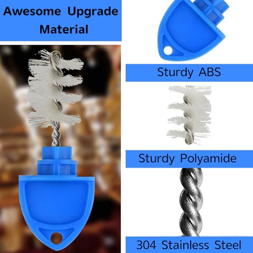 Beer Tap Plug Brush 18 Pack for Draft Beer Faucet Cap Plugs Cleaning Keg Tap Rubber Stopper Plug Cover Beer Keg Tap Plugs - style: 16pcs Faucet Plug+2pcs Tap Cover