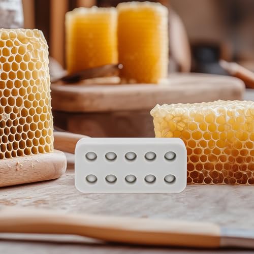 Toddmomy Silicone Beeswax Queen Cup Mold Beekeeping Tool for Queen Rearing Small Size Plastic Grafting Mold Hive Equipment for Beekeepers