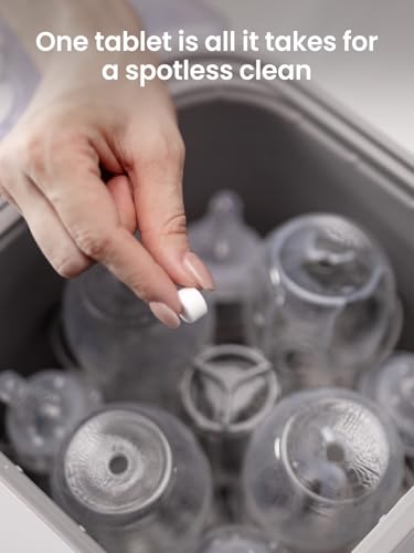 GROWNSY Bottle Washer Tablets 200 Count, Detergent Tablets Compatible with All Brands of Baby Bottle Washers, Cleans Milk Residue on Bottles, Pump Parts, and Baby Feeding Essentials - size: 200PCS