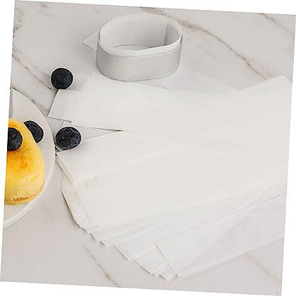 SHOWERORO 10pcs Stainless Steel Cheese for Baking Cake Chocolate and Desserts Creative Tool for Home and Easy Demoulding and Cleaning - color: Silver