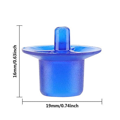 AUNMAS 50pcs Beekeeping Queen Rearing Bee Cups, Queen Cell Cups Cell Cups Bee Keeper Equipment Tool Apiculture Supply Black (Blue) - color: Blue