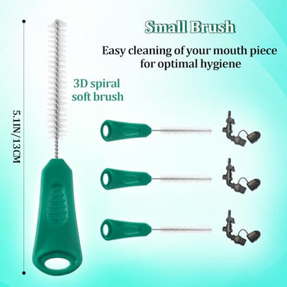 Patelai 8 in 1 Hydration Bladder Cleaning Kit Includes 3 Different Brushes and Drying Collapsible Bladder Frame, Water Reservoir Backpack Cleaning Kit - color: Green