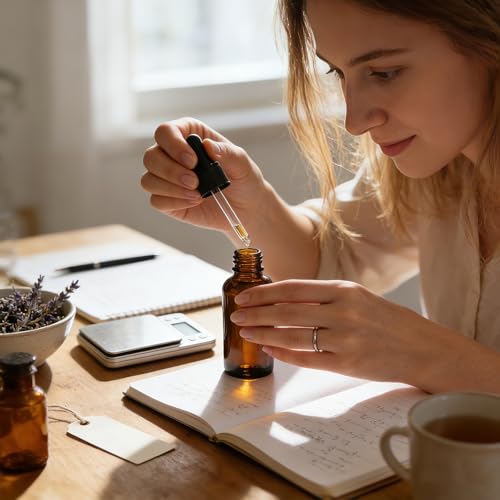 80 Pack 1oz Amber Glass Dropper Bottles, 30ml Leakproof Eye Dropper Bottles with Glass Droppers for Essential Oils, Tinctures, Serum, Hair Oil & Travel Liquids - size: 1oz