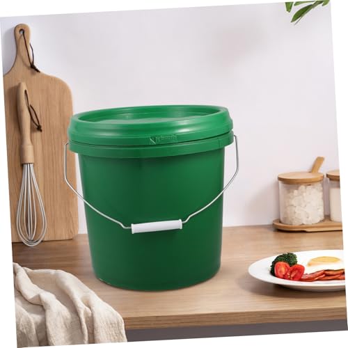 LABRIMP Plastic Fermentation Bucket Lid Food Grade Fermenting Pail for Home Brewing Wine and Beer Portable Fermenter for Wine