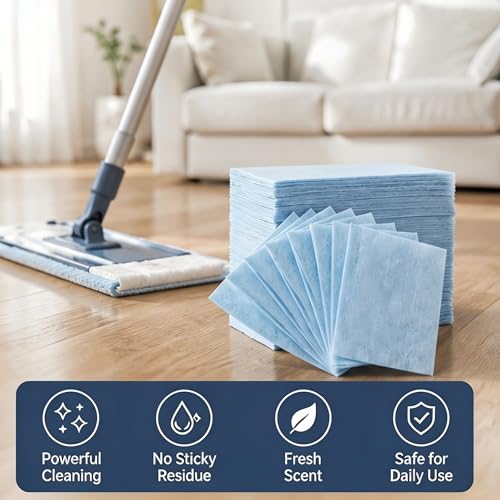Multi-surface Floor Cleaning Tablets, 100 PCS Floor Cleaning Tablets for Hardwood Tile Laminate and Marble, Concentrated Floor Cleaner Tablets for Mop Bucket