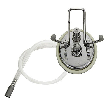 UP100 Homebrew Cornelius Style Keg Carbonation Lid Kit With 0.5 Micron Diffusion Stone