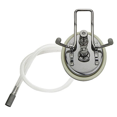 UP100 Homebrew Cornelius Style Keg Carbonation Lid Kit With 0.5 Micron Diffusion Stone