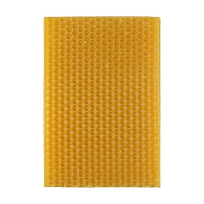 30 Pack Beeswax Beehive Foundation Sheets 5.24x3.54 Inch Natural Base for Beekeeping Equipment Hive Frames DIY Candle Making