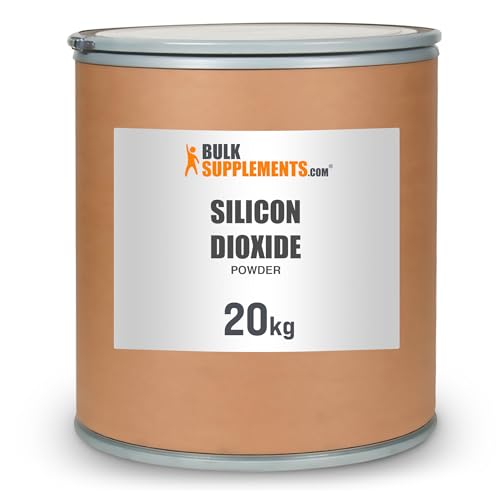 BulkSupplements.com Silicon Dioxide Powder (20 Kilograms) (Pack of 1) - size: 705.48 Ounce (Pack of 1)