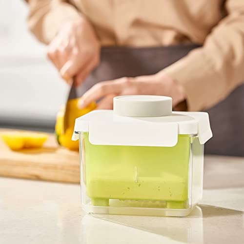TOFUDEE Tofu Press for Vegan - Dishwasher Safe & BPA Free Tofu Presser that Swiftly Drains Water from Soft, Firm, Extra Firm & Organic Tofu Without Crack in just 15-20min - Enhanced Flavor & Texture - color: Lime