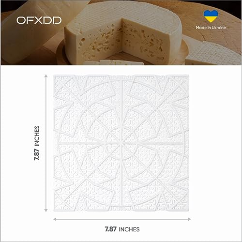 Cheese Draining & Ripening Mat - Plastic Cheese Ripening Mesh (7.87x7.87 Inches) - Cheese Plastic Drying Mats, 6 Pcs