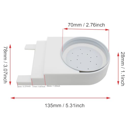 2 Pcs Front Entrance Bee Feeder Plastic Bee Hive Feeders for Feeding Bees Water or Sugar Syrup