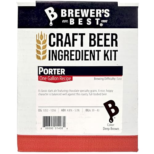 Brewer's Best One Gallon Home Brew Beer Ingredient Kit (Porter)