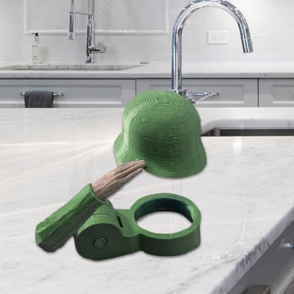 Soldier Salutes Beer Bottle Caps Helmets Efficient Decorative Designs for Party Veterans Enthusiasts