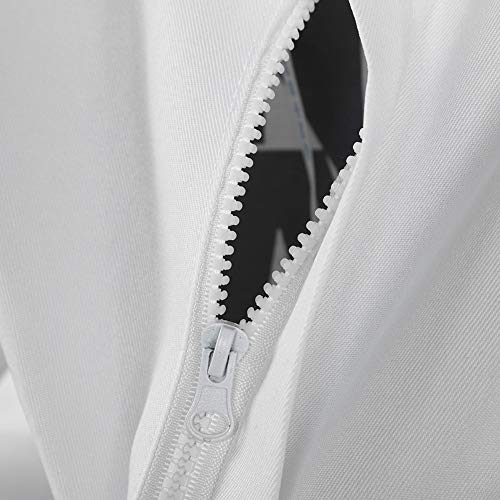 ZJchao Beekeeping Protective Full Body Suit with Veil Hood for Men and Women (XXXL)