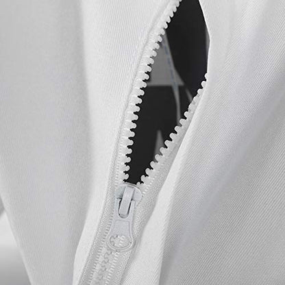 ZJchao Beekeeping Protective Full Body Suit with Veil Hood for Men and Women (XXXL)