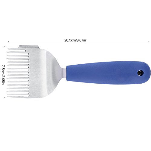 Uncapping Fork for Beekeeping, Stainless Steel Material, Plastic Handle Beekeeping Tool, Great for Honeycomb Uncapping and Drone Brood Removal, Durable Beekeeper Supplies