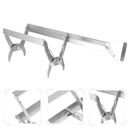 Metal Beehive Frame Lifter and Gripper Tool for Beekeeping Supplies Sturdy Beekeeping Frame Holder with Scraper Blade for Outdoor and Agricultural Use