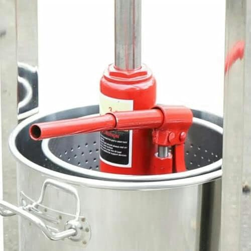 12L Fruit Wine Press Grape Crusher Juice Maker with Hydraulic Jack 304 Stainless Steel Fruit Press Cider for Wine, Cider, Vegetables Making Fruit Crusher~/
