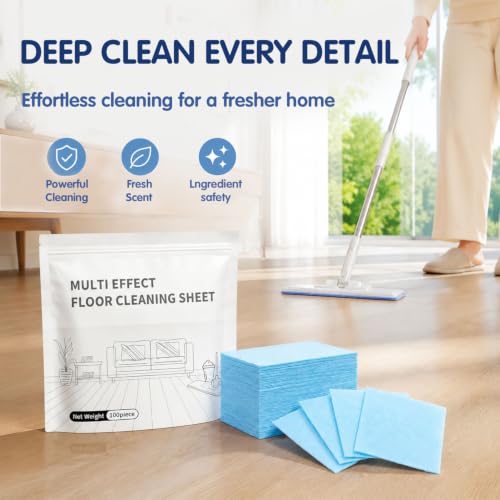 100pcs Multiple Effect the floors Clean, Multi-Surface Floor Cleaner Tablet, Effectively Removes Dirt, Easy to Use Fresh Scent, Compatible With Multiple Floors (100pcs Pink) - size: 100pcs Pink