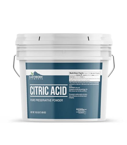 Earthborn Elements Citric Acid 2 Gallon Bucket, Food Safe, Preservative & Cleaner - size: 264 Ounce (Pack of 1)