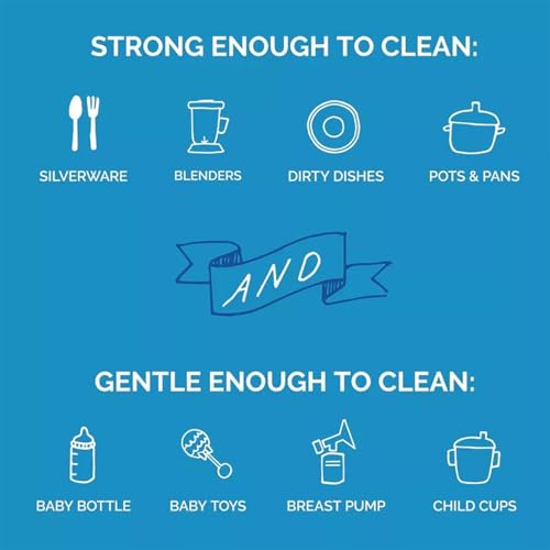 Seventh Generation Dishwasher Detergent Powder + Rinse Aid, Free & Clear | Dish Detergent 2-Pack + Power+ Rinse Aid | Biodegradable, Plant-Based & Chlorine-Free, Septic Safe Dishwashing Supplies - size: 30 Ounce (Pack of 3)