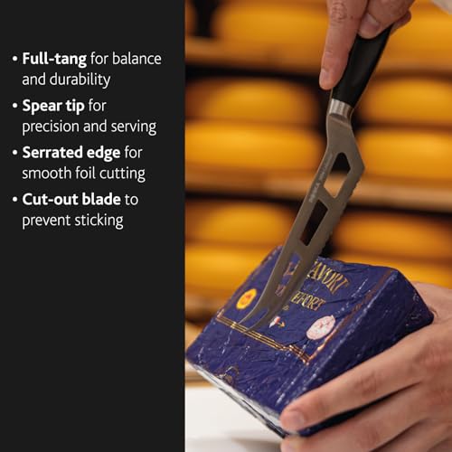 BOSKA Universal Cheese Cutter Black - Premium Cheese Knife - 140 Mm - Premium Quality - German Steel - HACCP Knife - for Professional Use - Cheese Knives - color: Black, size: Universal cutter