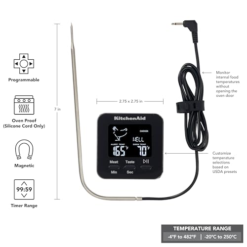 KitchenAid Programmable Wired Probe Thermometer