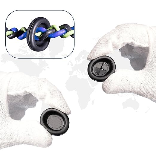 Rubber Grommets for Wiring-205pcs Assorted Firewall Hole Plugs in 7 Sizes M25.4, M22.23, M19.05, M15.88, M12.07, M7.14, M9.53-Waterproof Rubber Grommet Kit Wire Grommet Perfect for Sealing Auto Panel - size: 7 Sizes-205pcs