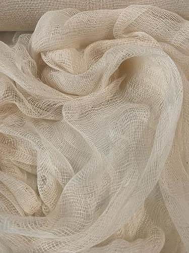 Grade 10 Natural Cheesecloth by The Yard 36 inches Wide 100% Cotton - size: Grade 10