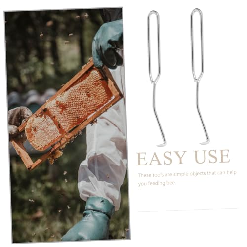 2pcs Beekeeping Tool Beehive Cleaning Hooks Bee Box and Frame Care Beehive Cleaner for Safe Beekeeping