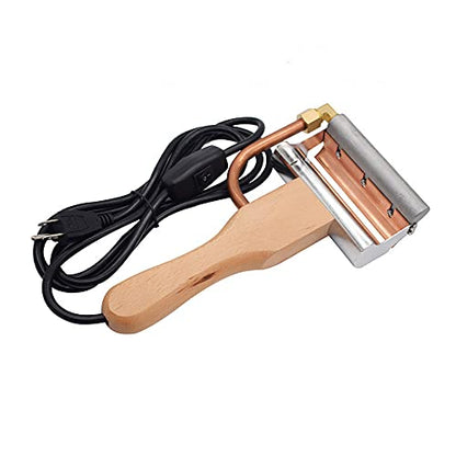 Electric Honey Uncapping Knife – 110V Heated Wax Scraper for Bees | Stainless Steel Blade. For Removing Wax Cappings from Honey Frames. Ergonomic Handle