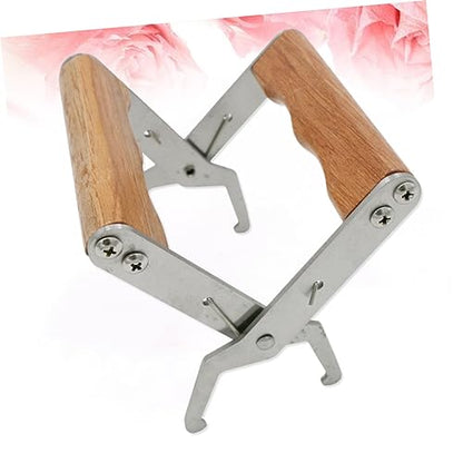 Hemoton Stainless Steel Beekeeping Frame Grip Holder Tool for Hive Maintenance 16x12.5x5cm Sturdy and Easy to Use Beekeeper Equipment