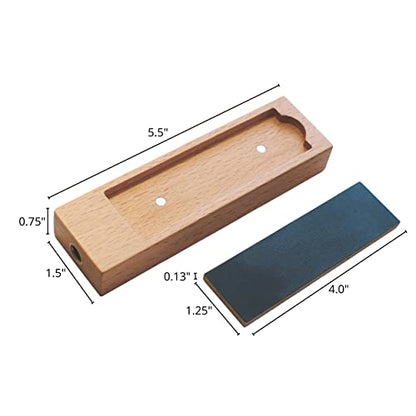 Beer Tap Handle with Removable Chalkboard - Mini 5.5 Inch Beech Wooden Tap Handle with a Convenient Removable Magnetic Chalkboard for Kegerators, Bar Taps, Homebrewers, and Draft Beer, by Gonbae