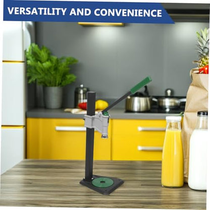 Toyvian Manual Beer Bottle Capper Bench Sealing Press for Home Brewing, Adjustable Height (7.8"-18.3"), Compatible with 26mm and 29mm Caps, Handheld Bottling Machine for Standard Glass