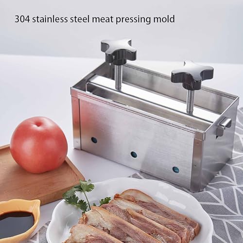 Stainless Steel Press with Presser Towel & Drip Tray, Adjustable Pressure Heavy-Duty Kitchen Tool for Cheese, Tofu, Paneer Making 1kg - size: 1kg
