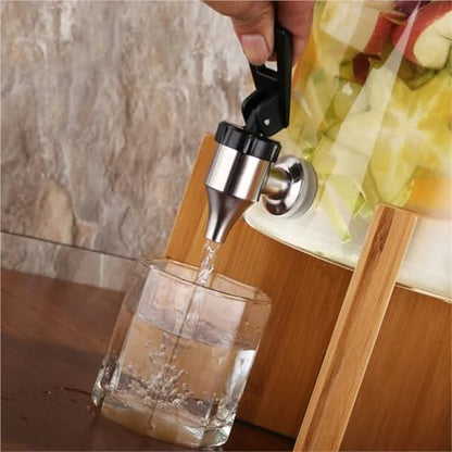 Spigot For Beverage Dispenser 2pcs 304 Stainless Steel Beverage Drink Dispenser Wine Barrel Spigot Water Faucet Tap Bottles Juice Machines