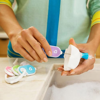 Munchkin® Details™ Bottle and Cup Cleaning Brush 4 Piece Set with Key Ring - size: 4 Piece Set