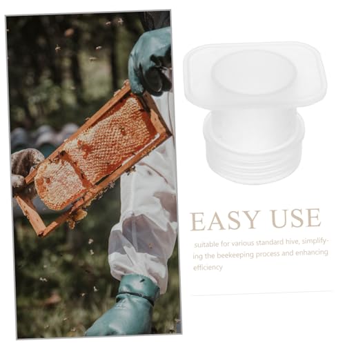 20pcs Bee Bee Water Cups for Garden Bee Supplies Bee Feed Cup Bee Feeder Station Beekeeping Equipment Beehive Water Dispenser Beekeeper Tool Bee Feeders Transparent Plastic