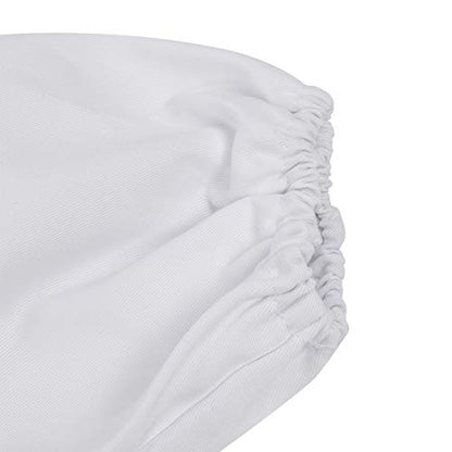 Beekeeping Suit Cotton Beekeeper Suit Kit with Ventilated Hood and Gloves 3 Pockets Full Body Coveralls in L for Backyard Beekeepers Bee Farm Visits and Work (L)