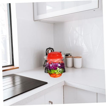 Pickle Jar Airtight Lid Multi-Use Fermenting Jar for Kimchi and Sauerkraut Food-Grade Storage Container for Kitchen