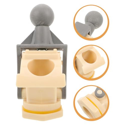 Abaodam Honey Extractor Valve Honey Gate Spigot for Beekeeping Equipment Gray Plastic with Ergonomic Handle Beekeeper Supplies Accessory Buckets