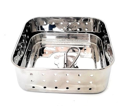 stainless steel tofu press & paneer maker, Cheese Maker mould Press Kit with Lid (Small-450ml(15.21Oz)) - size: Small-450ml(15.21Oz)