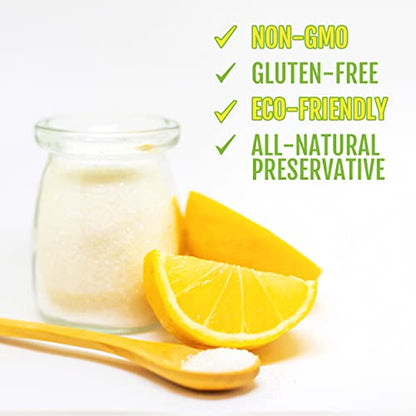 Roots Circle All-Natural Citric Acid | 2 Pack - 20 Pounds | Kosher for Passover | Food-Grade Flavor Enhancer, Household Cleaner & Preservative | for Skincare, Cooking, Baking, Bath Bombs - size: 20 Pound (Pack of 2)